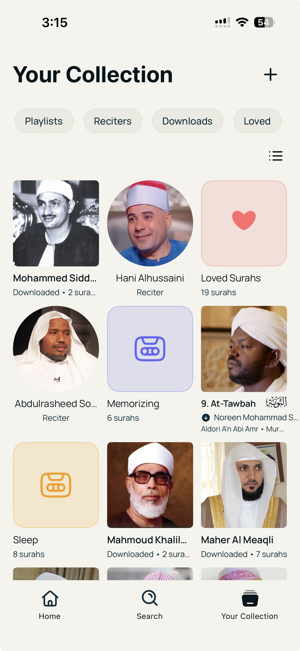 Bayaan App - Your Collection